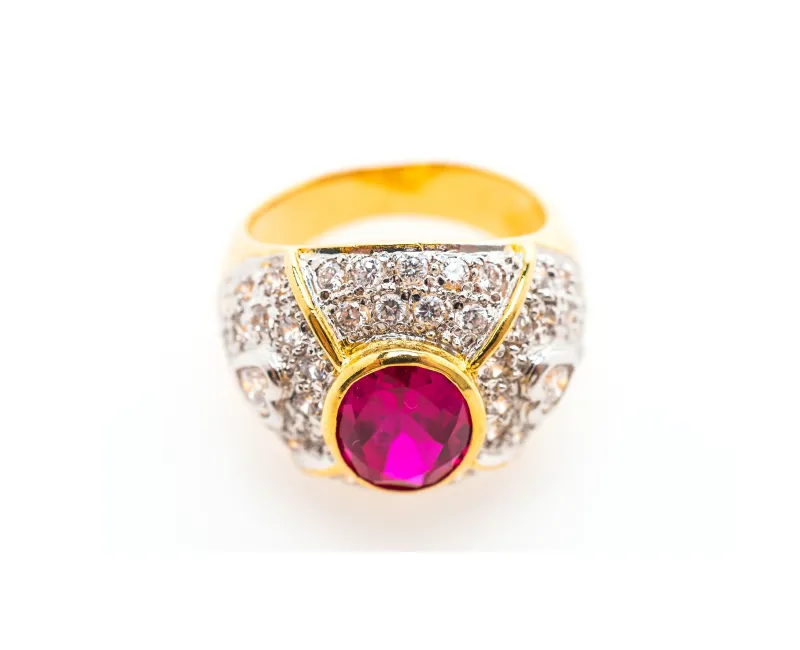 HarmonyHues Gemstone Ring