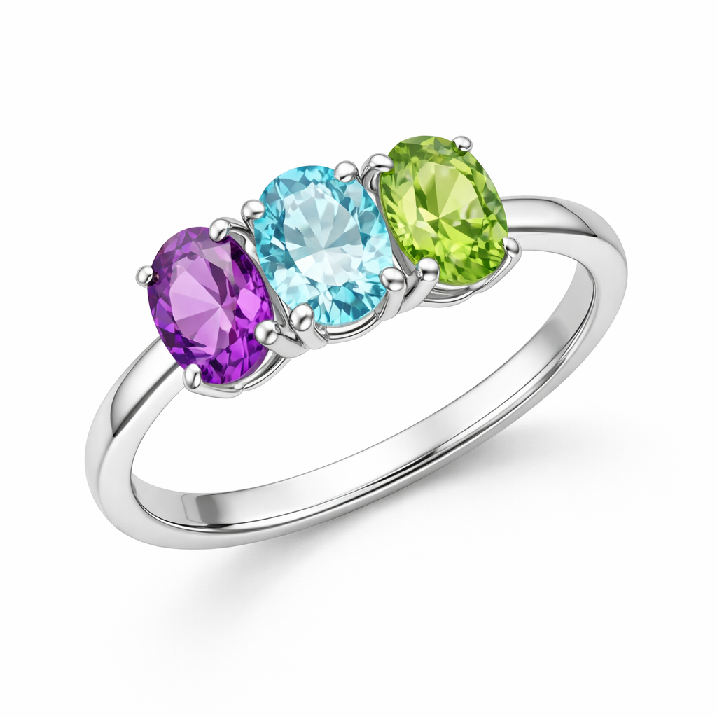 HarmonyHues Gemstone Ring