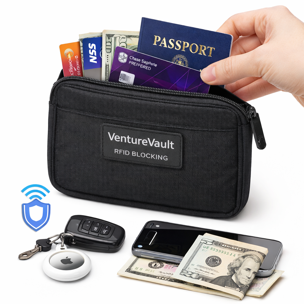 VentureVault RFID Blocking Pouch