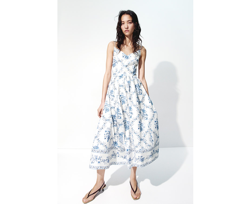 H&M Floral Print Summer Dress